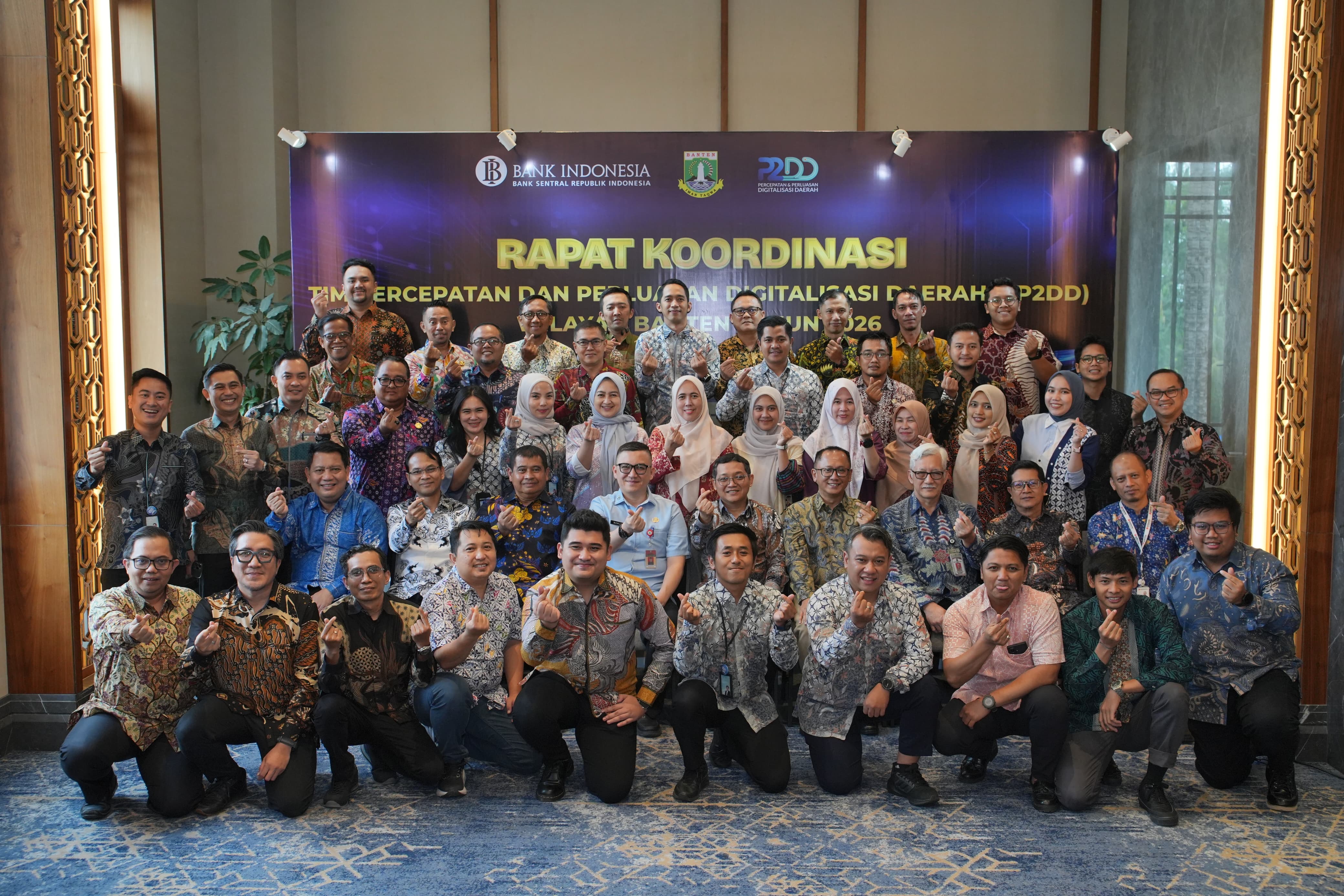 Pemerintah Kabupaten Serang Hadiri Rapat Koordinasi TP2DD se-Banten Tahun 2026