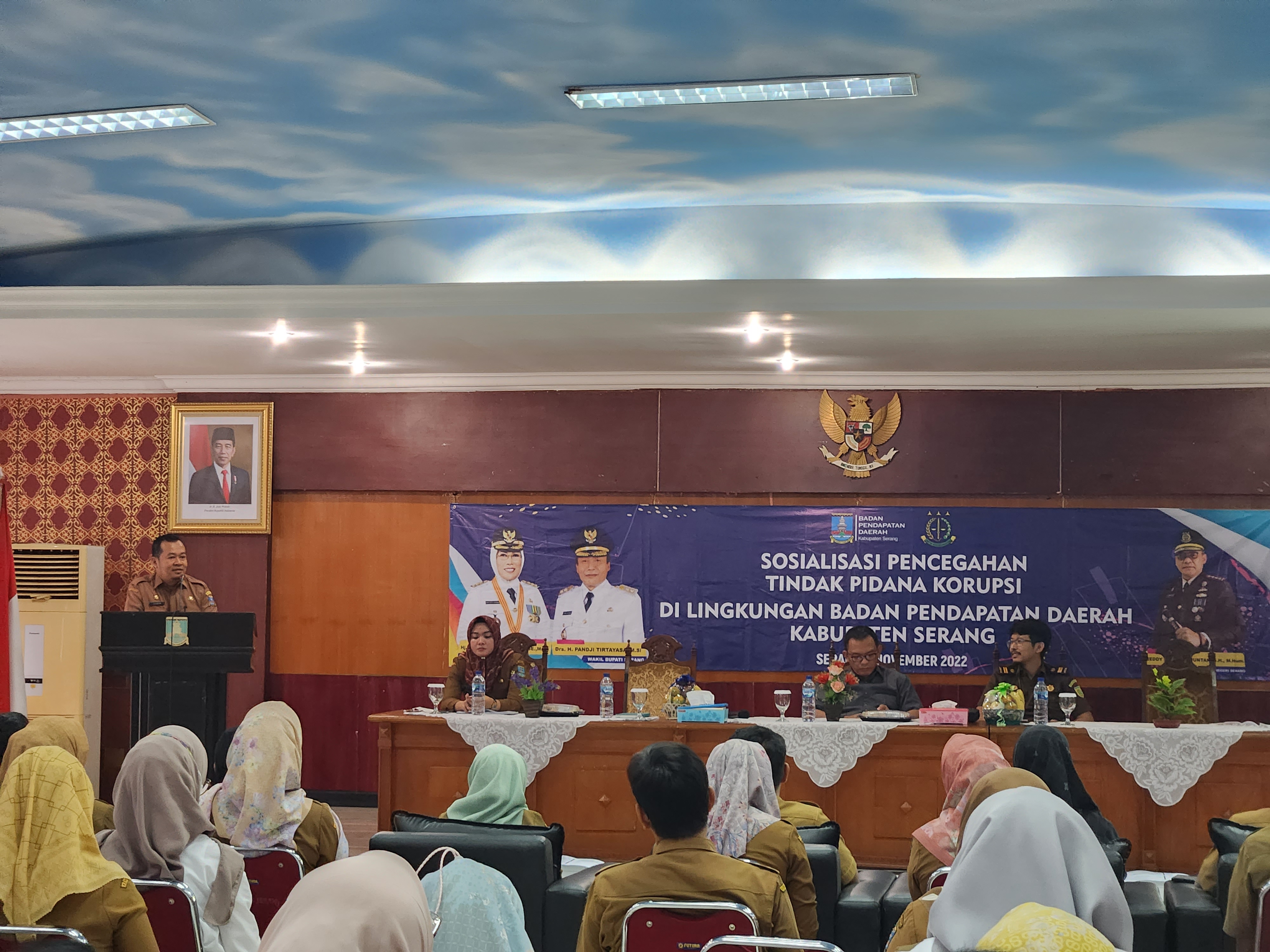 Bapenda Kabupaten Serang Gelar Sosialisasi Pencegahan Tindak Pidana Korupsi Bersama Kejari Serang