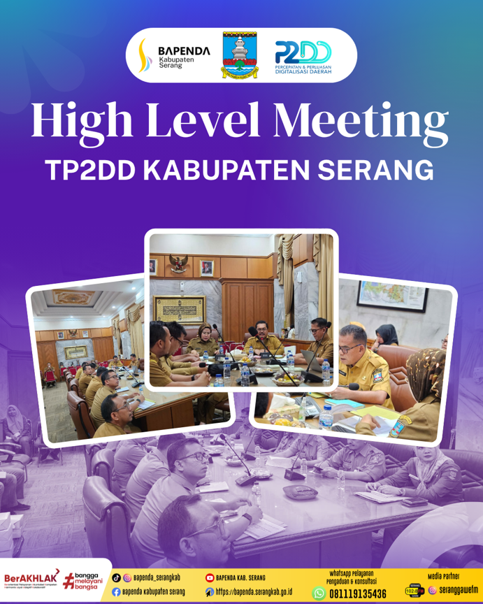HIGH LEVEL MEETING TP2DD KABUPATEN SERANG