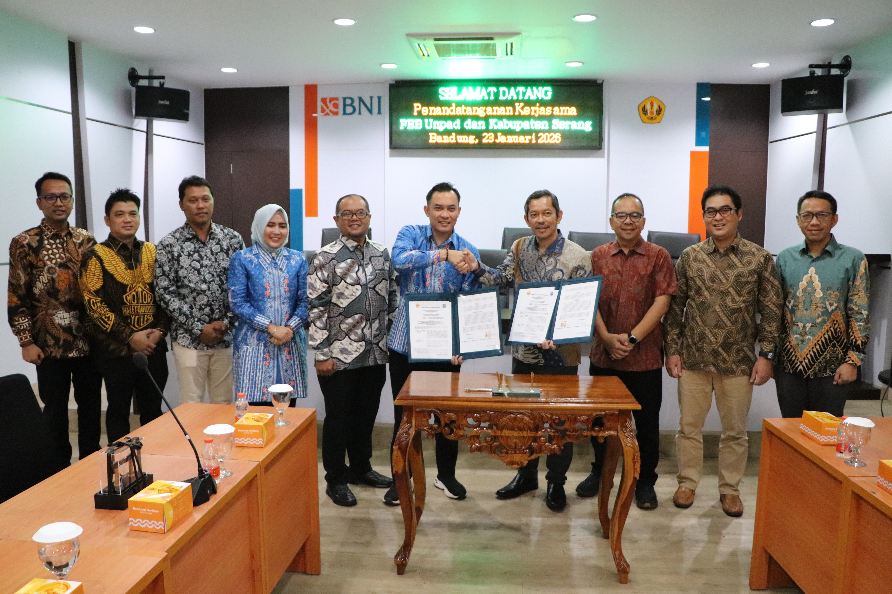 Bapenda Kabupaten Serang Jalin Kerja Sama dengan FEB Universitas Padjadjaran untuk Optimalisasi PBB-P2