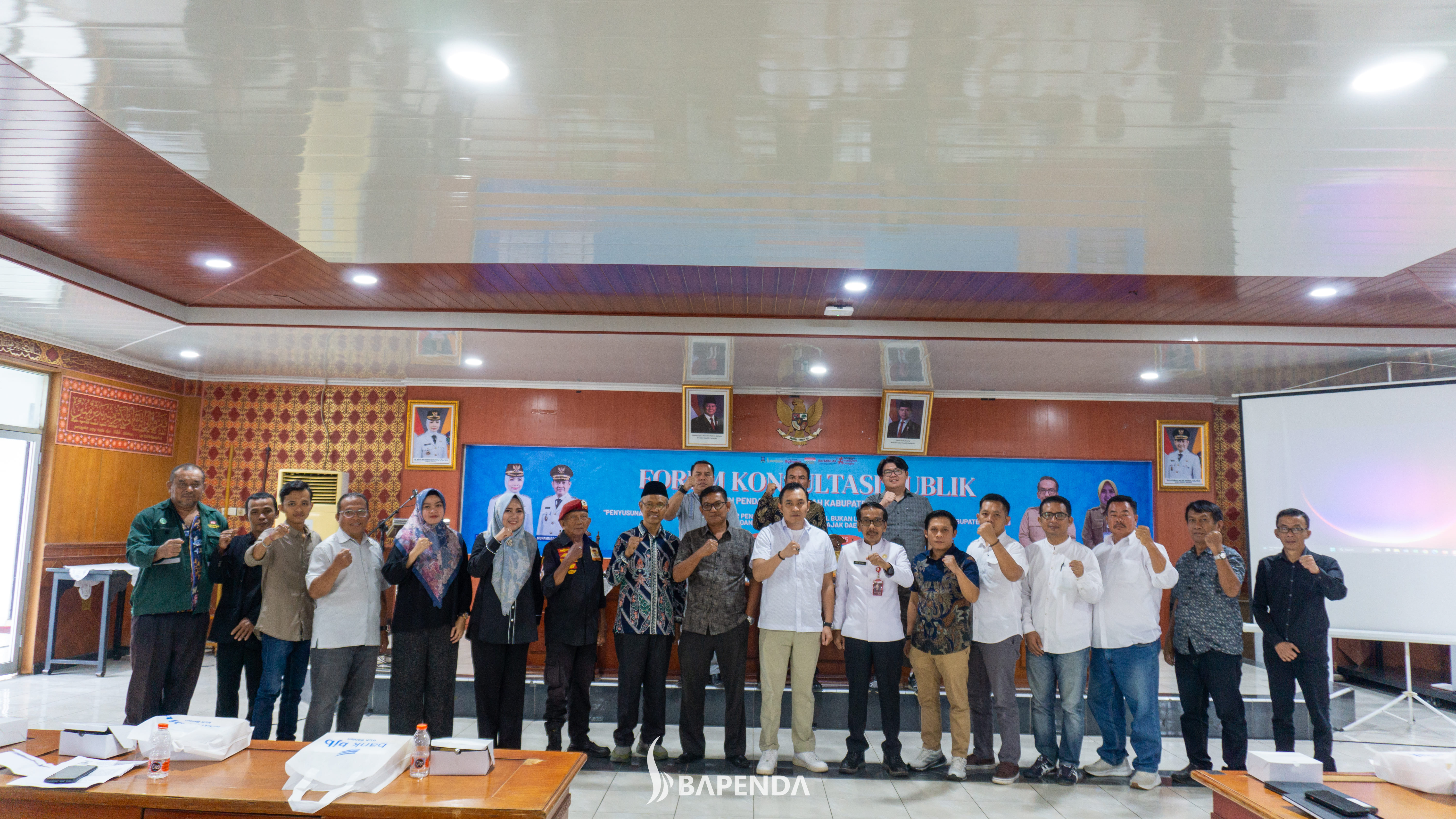 Bapenda Kabupaten Serang Gelar Forum Konsultasi Publik Penyusunan Harga Patok Pajak MBLB dan Standar Pelayanan Pajak Daerah