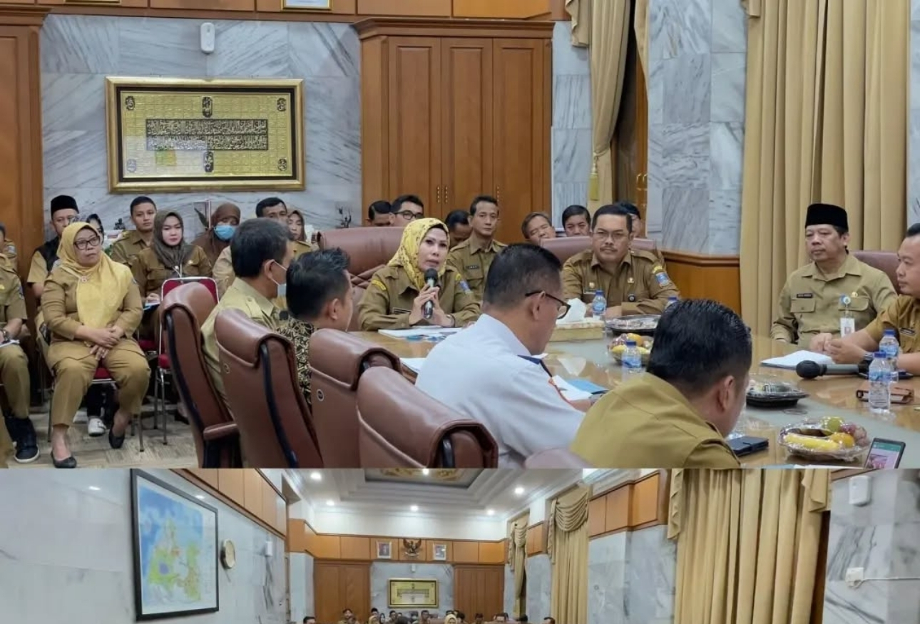 Pemkab Serang Bahas Pembayaran Retribusi Berbasis Aplikasi untuk Tingkatkan Akuntabilitas PAD