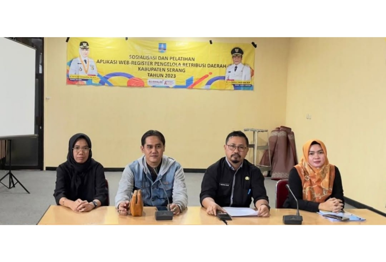 Bapenda Kabupaten Serang Sosialisasikan Aplikasi Web-R Pengelola Retribusi di Dinas Perikanan