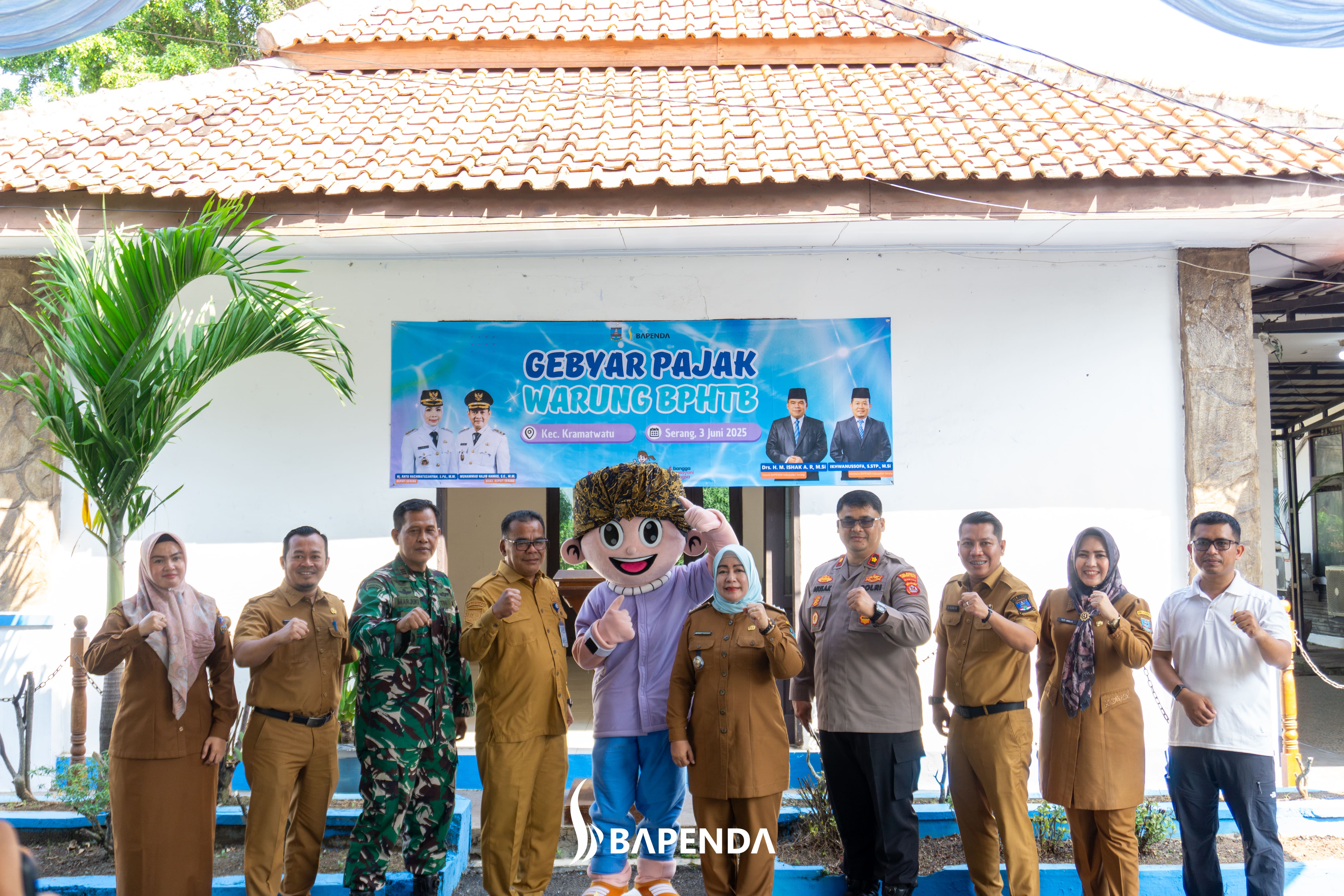 Gebyar Pajak Warung BPHTB Bapenda Kabupaten Serang Hadir di Kramatwatu