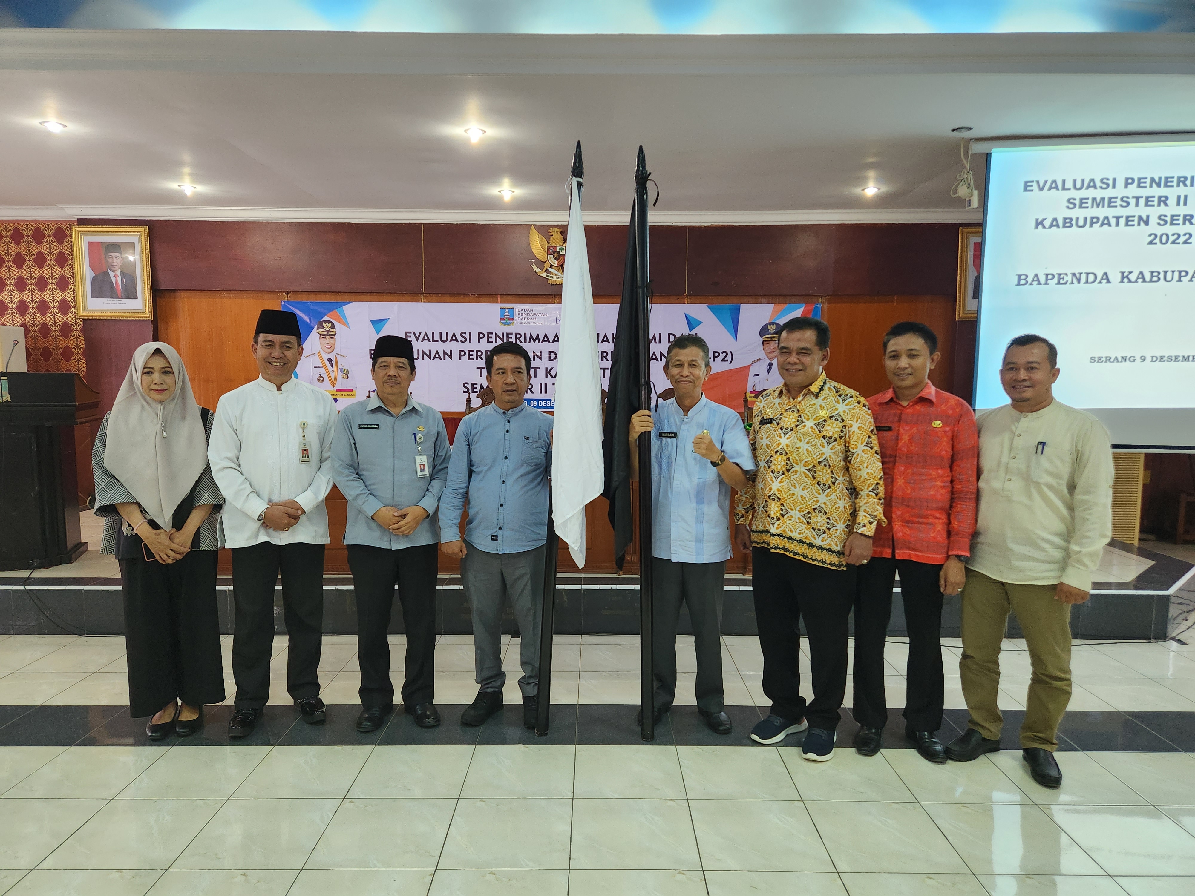 Evaluasi Penerimaan PBB-P2 Semester II Tahun 2022, Kabupaten Serang Lampaui Target